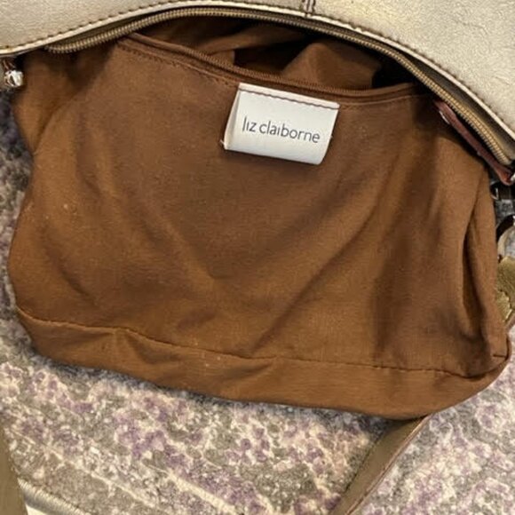 Vintage Liz Claiborne Vegan Leather Shimmery Bag - Picture 8 of 8